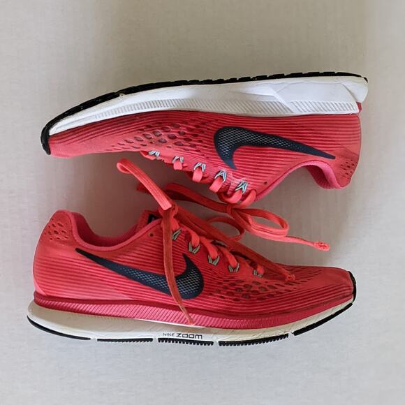 Nike Zoom Pegasus 34 Women Running Shoes Size 7.5 Hot Punch 880560-602 Size 7.5 - Picture 4 of 9
